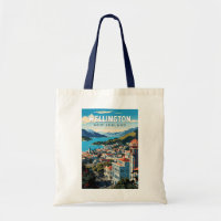 Wellington Neuseeland Reise Kunst Vintage