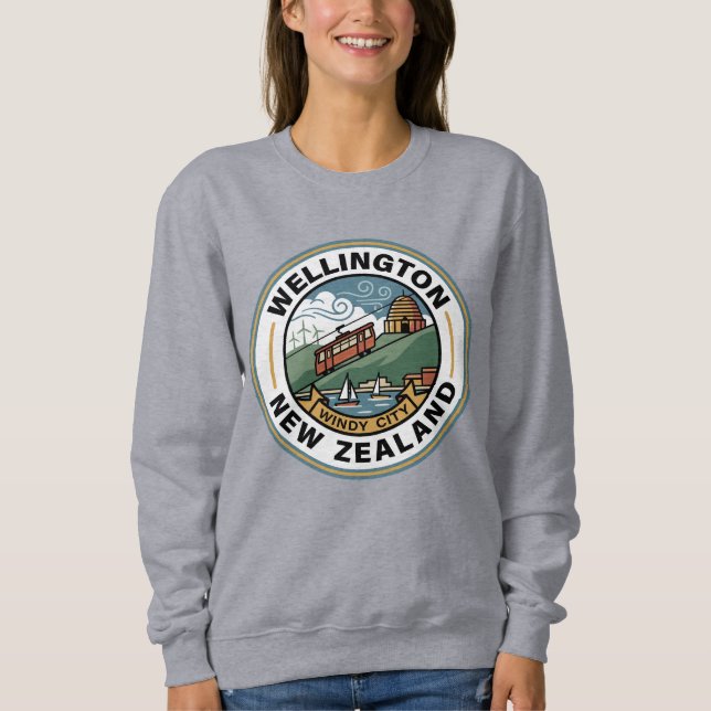 Wellington New Zealand Sweatshirt (Vorderseite)