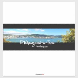 WELLINGTON NEW ZEALAND Te Whanganui-a-Tara LANDSCH Aufkleber
