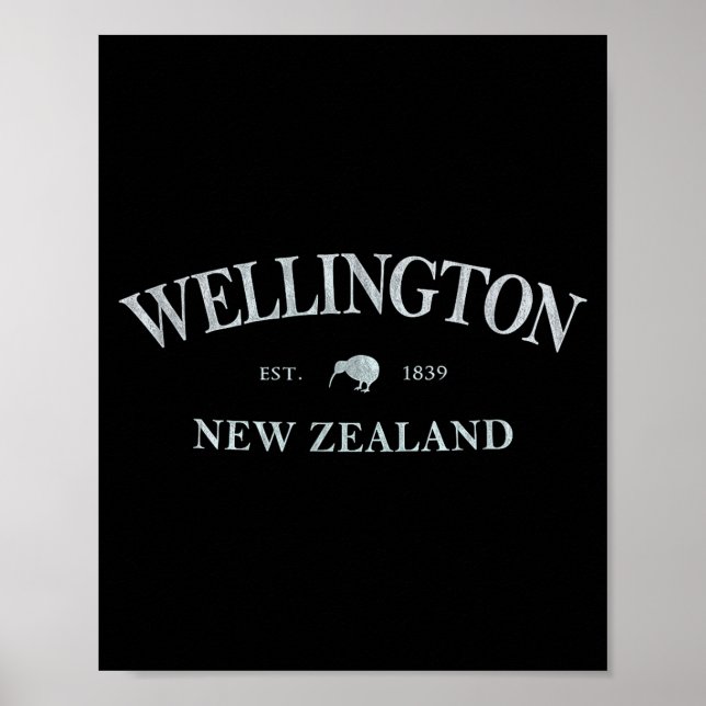 Wellington New Zealand _ Wellington Nz Graphic Pri Poster (Vorne)