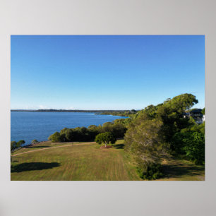 Wellington Point Queensland Coastland Park View Poster