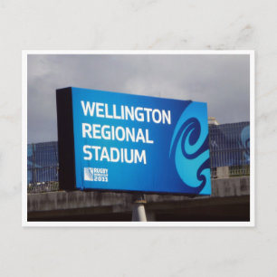 Wellington Stadium Postkarte