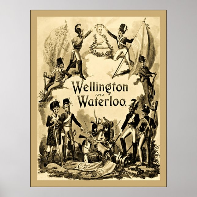 Wellington und Waterloo Poster (Vorne)