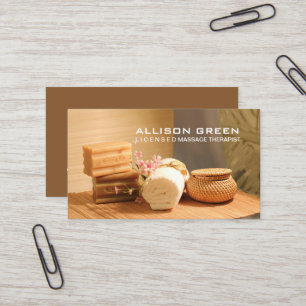 Wellness Aromatherapie WELLNESS-CENTER Salon Massa Visitenkarte