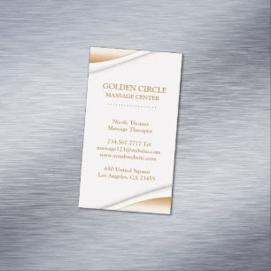Wellness-Center Beauty Magnetische Visitenkarte