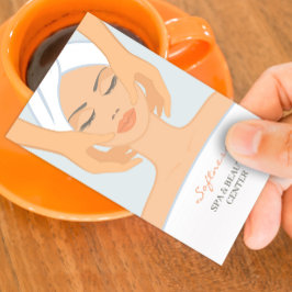 Wellness-Center Beauty Massage Business Card Visitenkarte