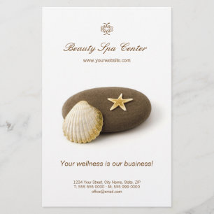Wellness-Center Beauty Salon Thalassotherapie Flyer