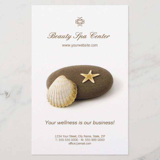 Wellness-Center Beauty Salon Thalassotherapie Flyer (Vorne)