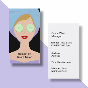 Wellness-Center Beauty Salon Visitenkarte