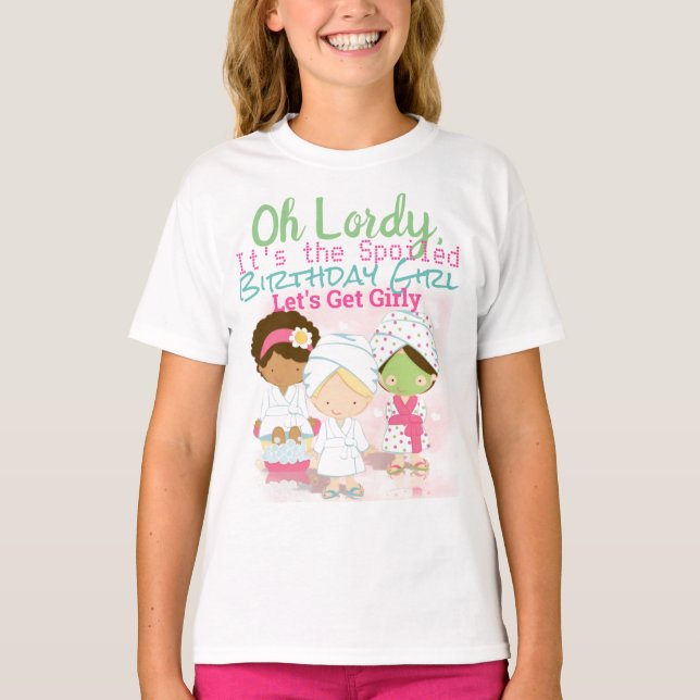 Wellness-Center Birthday Girl T-Shirt (Vorderseite)