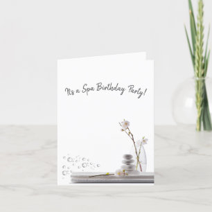 Wellness-Center Birthday Party Einladung