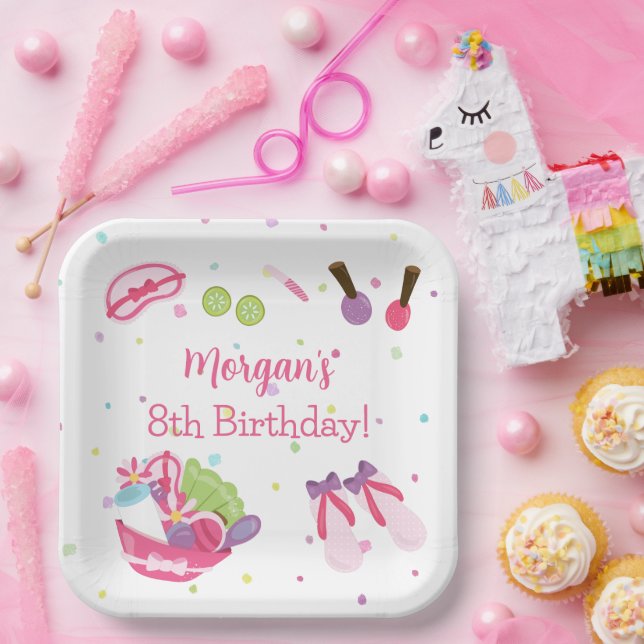 Wellness-Center Birthday Party Pappteller (Party)