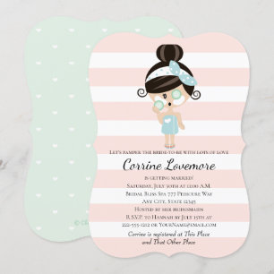 Wellness-Center-Brautparty-Einladungen asiatisch Einladung