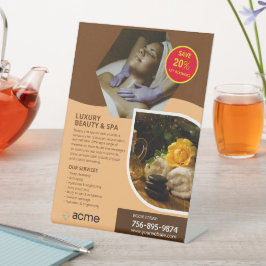 Wellness-Center Center Custom Sockelschild