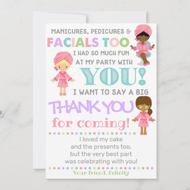 Wellness-Center Danke Karte | Wellness-Center Birt (Vorderseite)