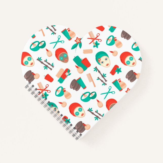 Wellness-Center Day Self Liebe Vibe Notebook Notizbuch (Vorderseite)