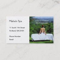 Wellness-Center Foto der Massage im Freien