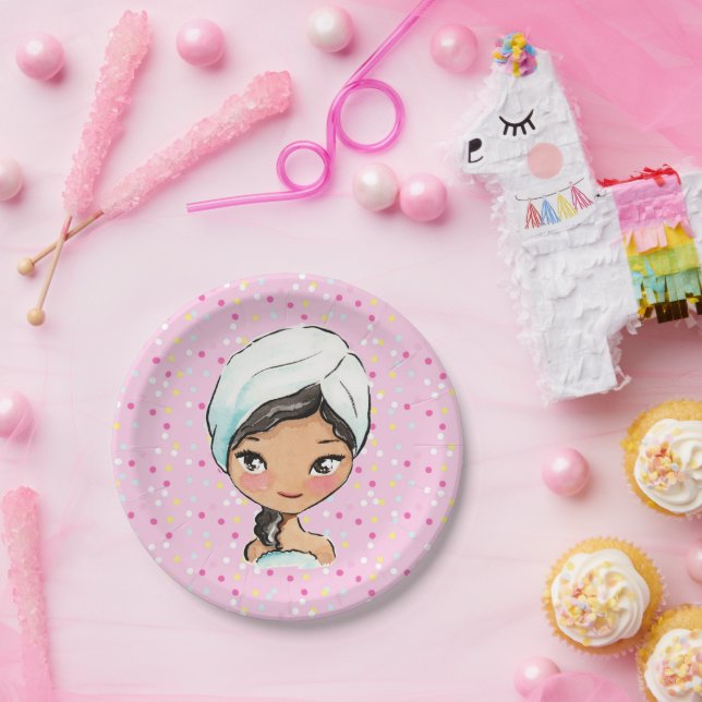 Wellness-Center Geburtstagsfeier Teller (Party)