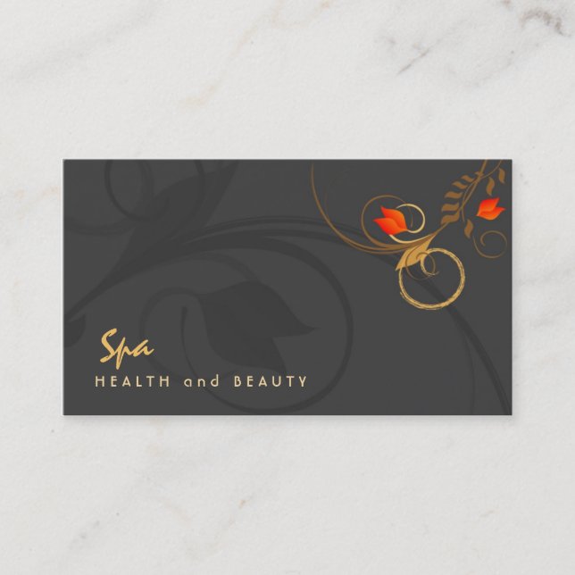 Wellness-Center-Geschäfts-Karte Visitenkarte (Vorderseite)
