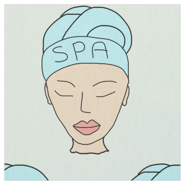 Wellness-Center-Gesichtsgewebe Stoff (Nahaufnahme)