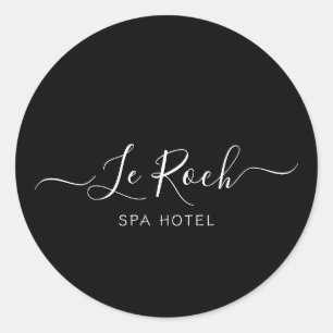 Wellness-Center Hotel Black Runder Aufkleber