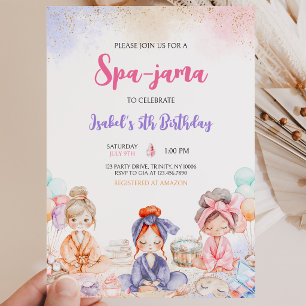 Wellness-Center-jama Geburtstagsparty Einladung
