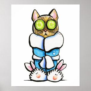 Wellness-Center Kitty Cat Poster