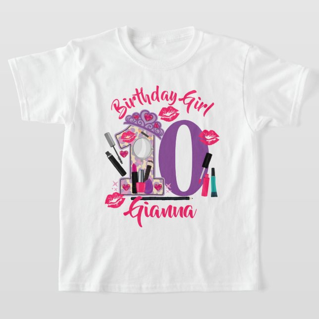 Wellness-Center Make up Birthday Girl | Zollalter T-Shirt (Ablage )