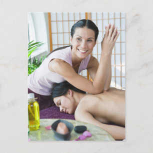 Wellness-Center-Massage 2 Postkarte