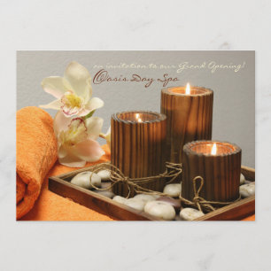 Wellness-Center, Massage, Entspannung Einladung