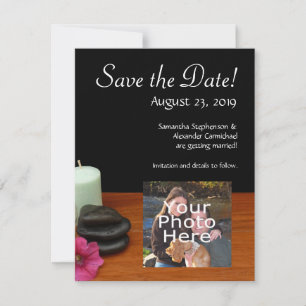 Wellness-Center/Massage/Pediküre Salonszene Schwar Save The Date