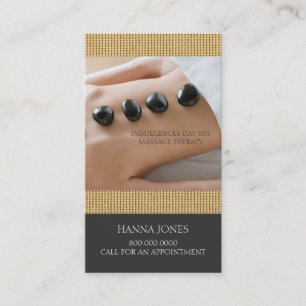 Wellness-Center   Massage Therapy Business Card Visitenkarte