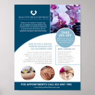 Wellness-Center Massage Wellness-Center Therapie F Poster