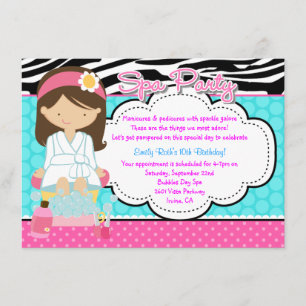 Wellness-Center Party Einladung