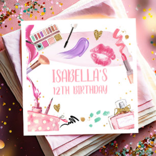 Wellness-Center Party Girl Glamour Makeup Geburtst Serviette