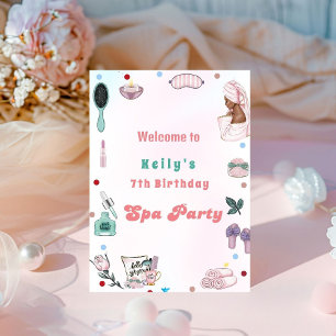 Wellness-Center Party Pamper Geburtstag Begrüßungs Sockelschild