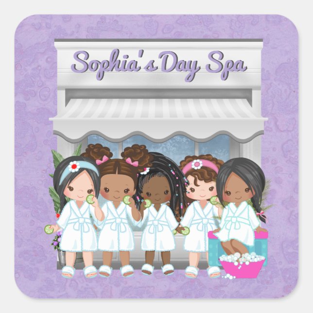 Wellness-Center Party Umschlag Aufkleber Sticker S (Vorderseite)