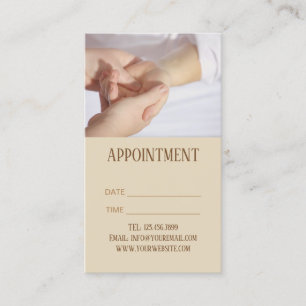 WELLNESS-CENTER Reflexologie Massage Akupressur Er Terminkarte