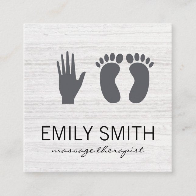 Wellness-Center Retreat | Massage (Terminkarte) Terminkarte (Vorderseite)