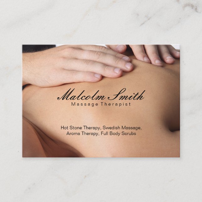 Wellness-Center Retreat | Massage (Terminkarte) Terminkarte (Vorderseite)