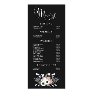 Wellness-Center Salon Beautician Menü Designer Pre
