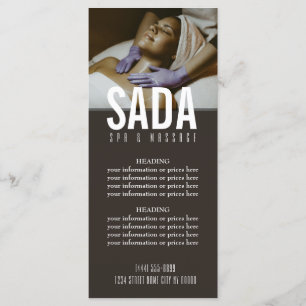 Wellness-Center Salon Massage Menü Preisliste Menükarte