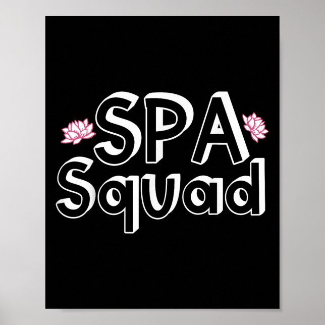 Wellness-Center Squad Wellness-Center Mitarbeiter  Poster (Vorne)