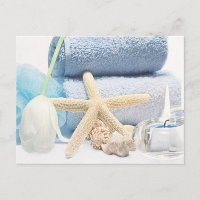 Wellness-Center Themed Postcard Postkarte (Vorderseite)