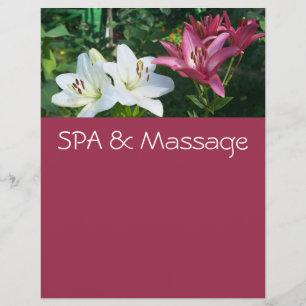 WELLNESS-CENTER und Massage Flyer
