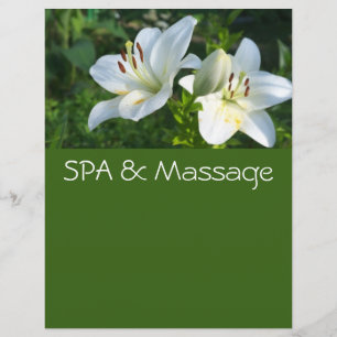 WELLNESS-CENTER und Massage Flyer