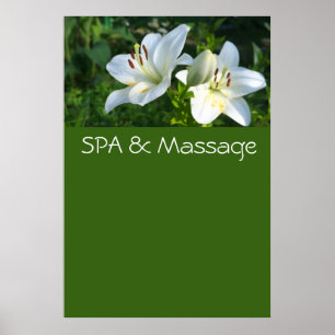 WELLNESS-CENTER und Massage Poster