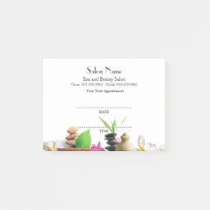 Wellness-Center-und Schönheits-Verabredung Post-it Klebezettel