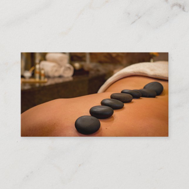 Wellness-Center Visitenkarte (Vorderseite)