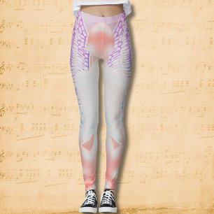 Wellness-Flügel: Angelisch inspiriert Heilraum Leggings